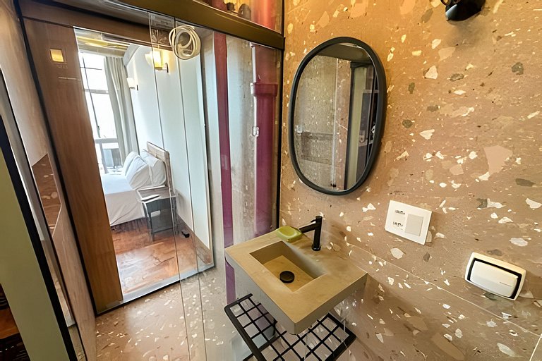 Studio Metrópole no último andar do Copan