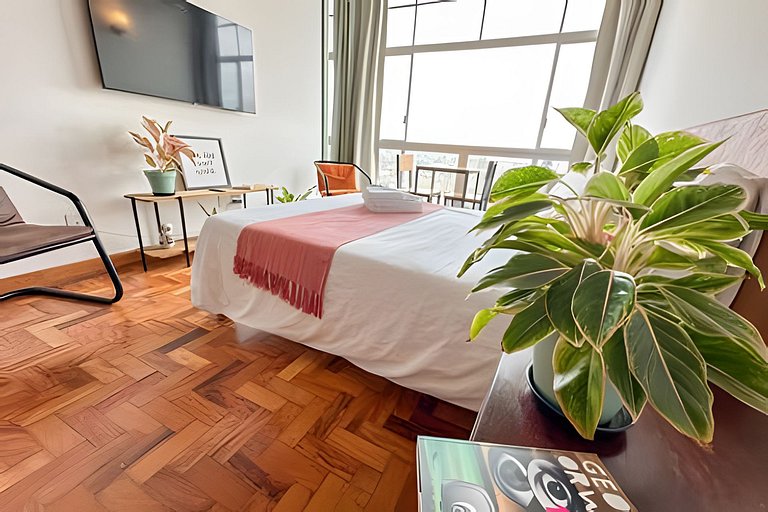 Studio Metrópole no último andar do Copan