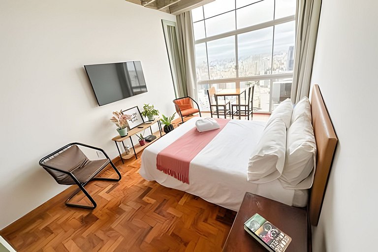 Studio Metrópole no último andar do Copan