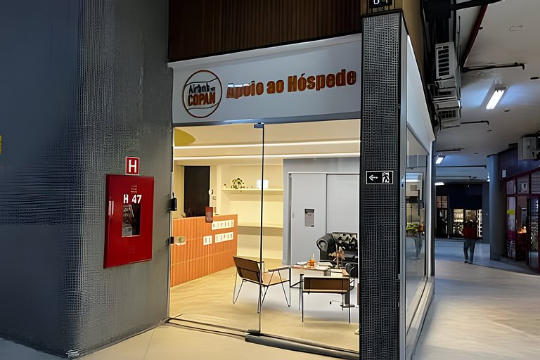 Por do sol no 25º andar do Copan