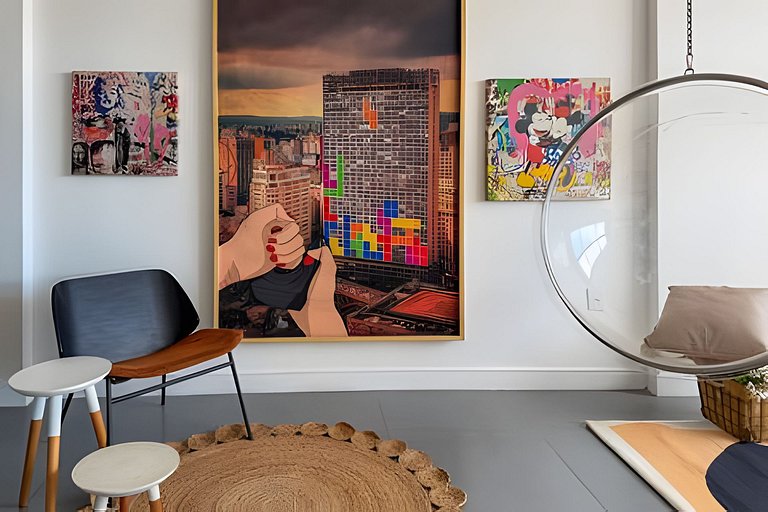 30° andar com vista pro vale e telão - No Edifício Mirante d