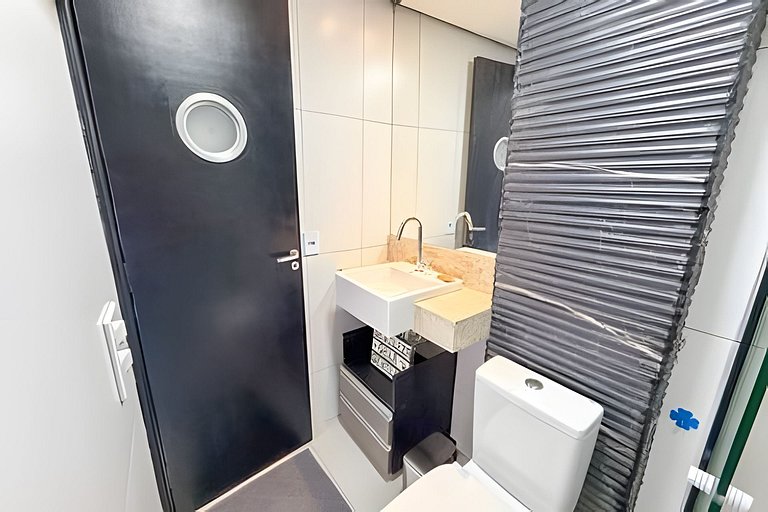 30° andar com vista pro vale e telão - No Edifício Mirante d