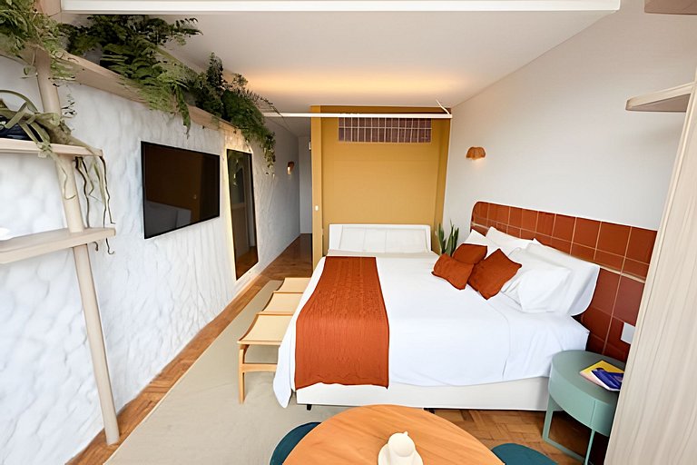 Todo abraço. Airbnb no Copan @yanainainteriores