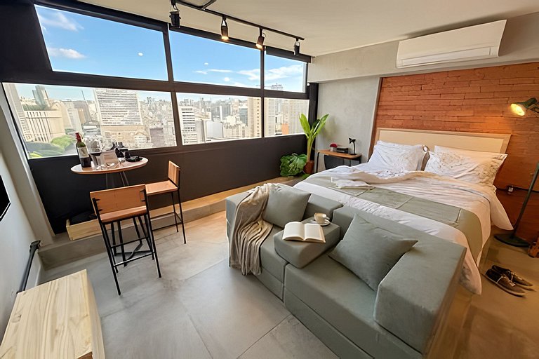 Loft industrial no Mirante do Vale - 28° andar