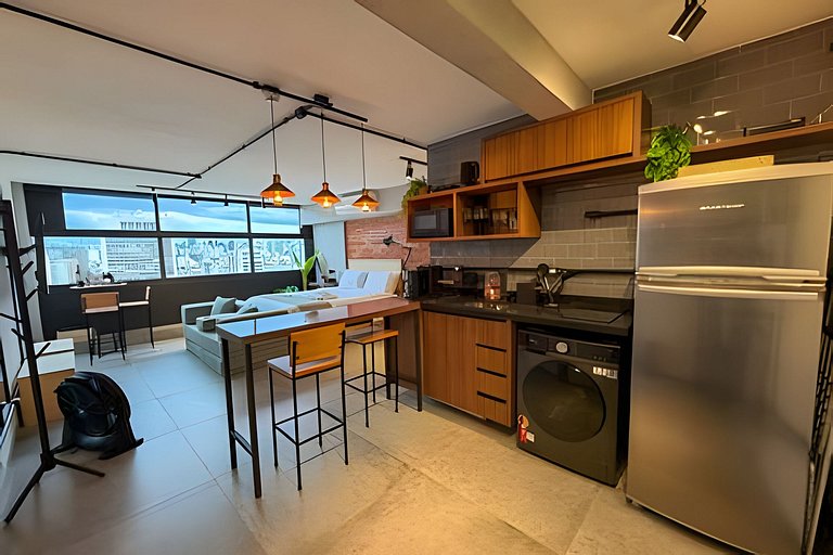 Loft industrial no Mirante do Vale - 28° andar