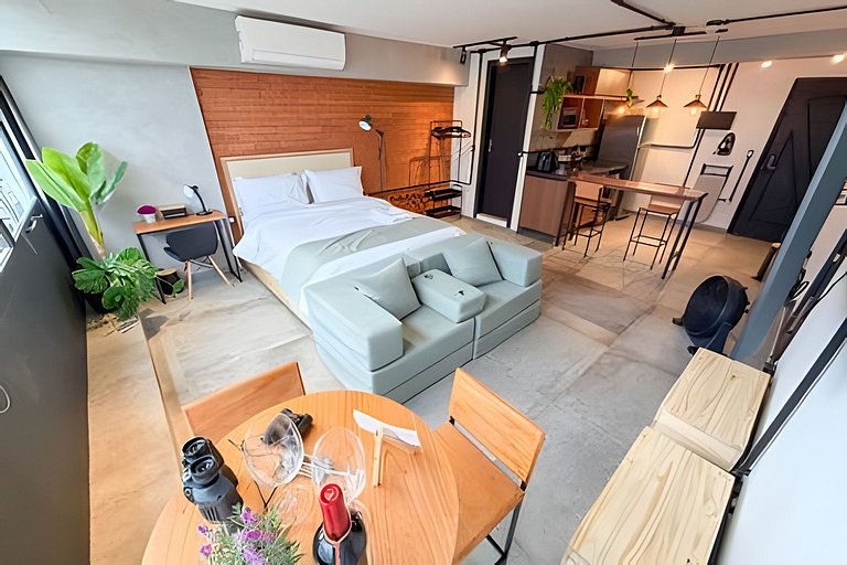 Loft industrial no Mirante do Vale - 28° andar