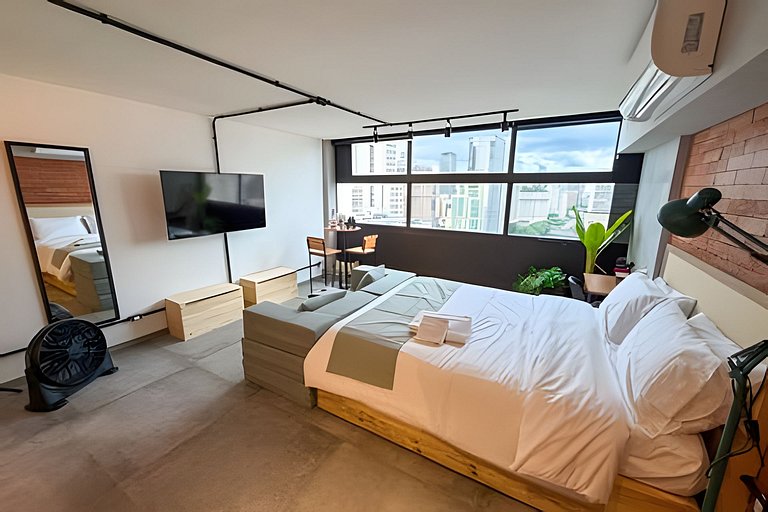 Loft industrial no Mirante do Vale - 28° andar