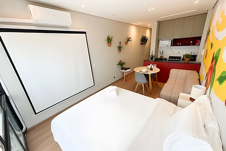 Caju no Copan | Charmoso Studio no 26° andar