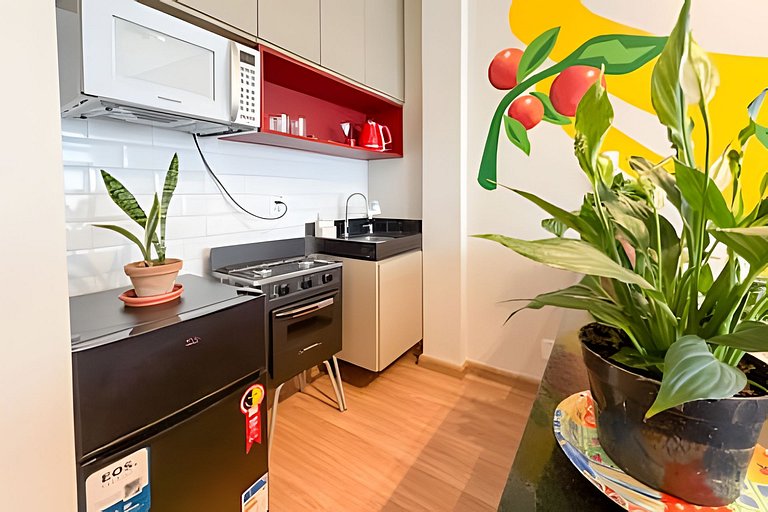 Caju no Copan | Charmoso Studio no 26° andar