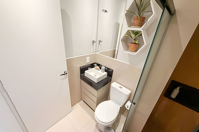 Caju no Copan | Charmoso Studio no 26° andar