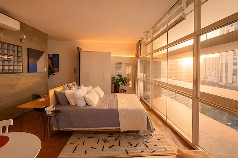 Sol de outono no Copan