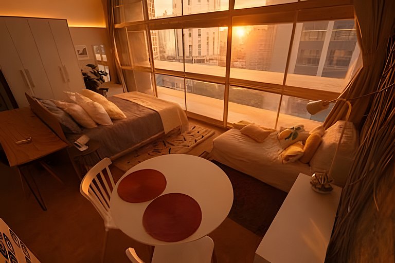 Sol de outono no Copan