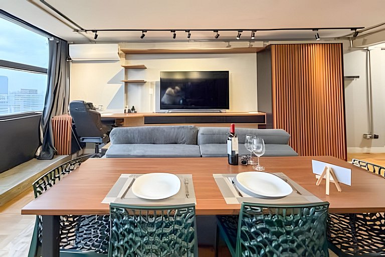 Studio executivo no 34° andar do Mirante do Vale