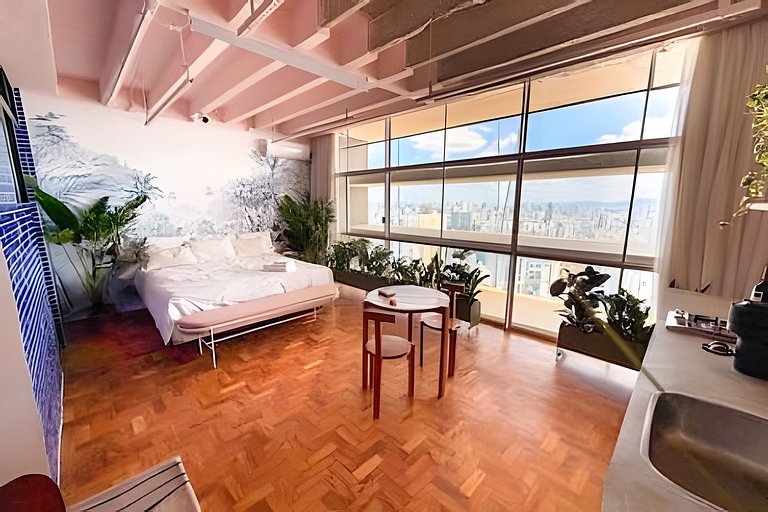 Modernistas no topo do Copan @yanainainteriores