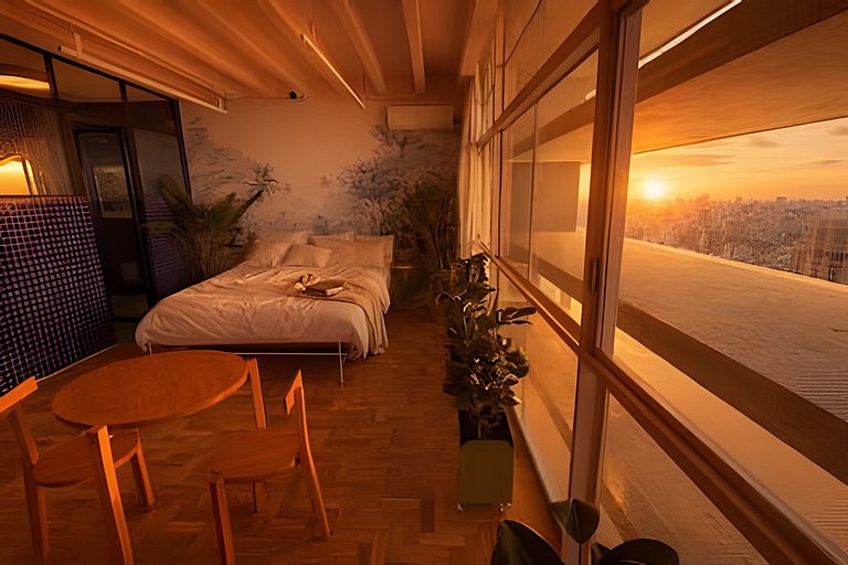 Modernistas no topo do Copan @yanainainteriores