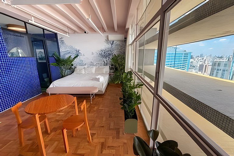 Modernistas no topo do Copan @yanainainteriores