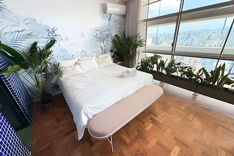 Modernistas no topo do Copan @yanainainteriores