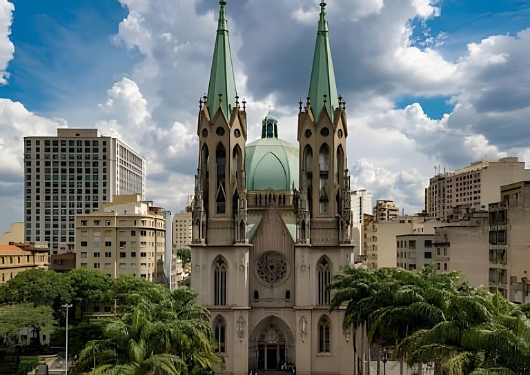 Modernistas no topo do Copan @yanainainteriores