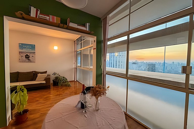 Airbnb com cara de Casa no Copan